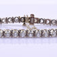 Fine 18k White Gold 4.00–5.00 Carat Diamond Tennis Bracelet 36 Natural Diamonds