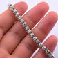 Fine 18k White Gold 4.00–5.00 Carat Diamond Tennis Bracelet 36 Natural Diamonds