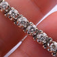 Fine 18k White Gold 4.00–5.00 Carat Diamond Tennis Bracelet 36 Natural Diamonds