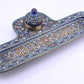 Imperial Russian Silver-Gilt and Cloisonné Enamel Inkwell