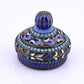 Imperial Russian Silver-Gilt and Cloisonné Enamel Inkwell