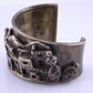 Carol Felley Sterling Silver Narrative Cuff Bracelet