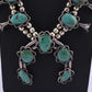 High-Grade Navajo Sterling Silver and Multi-Stone Turquoise Collar Necklace