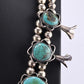High-Grade Navajo Sterling Silver and Multi-Stone Turquoise Collar Necklace