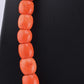 Antique Tibetan Momo Coral Graduated Bead Necklace 127 Grams