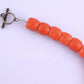 Antique Tibetan Momo Coral Graduated Bead Necklace 127 Grams