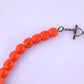 Antique Tibetan Momo Coral Graduated Bead Necklace 127 Grams