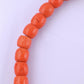 Antique Tibetan Momo Coral Graduated Bead Necklace 127 Grams