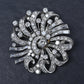Estate Platinum & Diamond Masterpiece Brooch - 9.40 Carats - IGI Certified