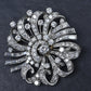 Estate Platinum & Diamond Masterpiece Brooch - 9.40 Carats - IGI Certified