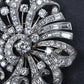 Estate Platinum & Diamond Masterpiece Brooch - 9.40 Carats - IGI Certified