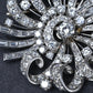 Estate Platinum & Diamond Masterpiece Brooch - 9.40 Carats - IGI Certified