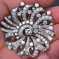 Estate Platinum & Diamond Masterpiece Brooch - 9.40 Carats - IGI Certified