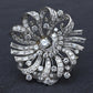 Estate Platinum & Diamond Masterpiece Brooch - 9.40 Carats - IGI Certified