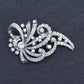 Impressive IGI Certified Platinum & 4.50 Carats Diamond Estate Brooch - 19.75g