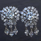 Gorgeous Diamond Dangle Earrings 14k White Gold GIA & IGI Certified 7.50 Carats