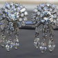 Gorgeous Diamond Dangle Earrings 14k White Gold GIA & IGI Certified 7.50 Carats