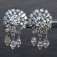 Gorgeous Diamond Dangle Earrings 14k White Gold GIA & IGI Certified 7.50 Carats