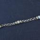 David Yurman 14k Gold & Sterling Silver Wheat Chain Pearl Bracelet 7.75"