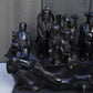 Massive Chinese Carved "Cherry Amber" Bakelite Immortal Scene 7600 Grams!