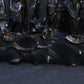 Massive Chinese Carved "Cherry Amber" Bakelite Immortal Scene 7600 Grams!
