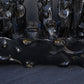 Massive Chinese Carved "Cherry Amber" Bakelite Immortal Scene 7600 Grams!
