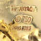 Tiffany & Co. 18k Gold Mother of Pearl & Onyx Clip-On Earrings