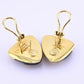 Tiffany & Co. 18k Gold Mother of Pearl & Onyx Clip-On Earrings