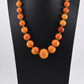 Antique Baltic Butterscotch Amber Graduated Bead Necklace - 48.53g - 19"