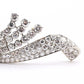 Art Deco Period 7.70 TCW Natural Diamond Platinum Brooch | 18.0g Solid Platinum