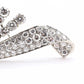 Art Deco Period 7.70 TCW Natural Diamond Platinum Brooch | 18.0g Solid Platinum
