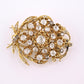 Antique 2.65ctw Old Mine & Rose Cut Diamond 18K Gold Pendant Brooch IGI Cert.
