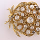 Antique 2.65ctw Old Mine & Rose Cut Diamond 18K Gold Pendant Brooch IGI Cert.