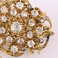 Antique 2.65ctw Old Mine & Rose Cut Diamond 18K Gold Pendant Brooch IGI Cert.