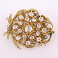 Antique 2.65ctw Old Mine & Rose Cut Diamond 18K Gold Pendant Brooch IGI Cert.