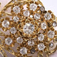 Antique 2.65ctw Old Mine & Rose Cut Diamond 18K Gold Pendant Brooch IGI Cert.