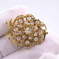 Antique 2.65ctw Old Mine & Rose Cut Diamond 18K Gold Pendant Brooch IGI Cert.