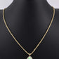 IGI Certified 6.00 TCW Natural Opal & Diamond Halo Necklace in 14K Yellow Gold