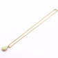 IGI Certified 6.00 TCW Natural Opal & Diamond Halo Necklace in 14K Yellow Gold