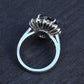 Exceptional 7.12 Carat NO HEAT GIA Certified Vivid Blue Sapphire & Diamond Ring