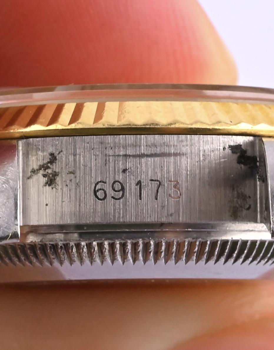 Rolex Datejust 69173 Ladies 26mm Champagne Dial SS Oyster Serviced With Box