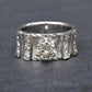 Art Deco .90ctw Old European Diamond Ring 14K White Gold IGI Certified 7.62g
