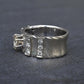 Art Deco .90ctw Old European Diamond Ring 14K White Gold IGI Certified 7.62g