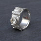 Art Deco .90ctw Old European Diamond Ring 14K White Gold IGI Certified 7.62g