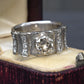 Art Deco .90ctw Old European Diamond Ring 14K White Gold IGI Certified 7.62g