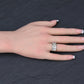 Art Deco .90ctw Old European Diamond Ring 14K White Gold IGI Certified 7.62g