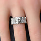 Art Deco .90ctw Old European Diamond Ring 14K White Gold IGI Certified 7.62g