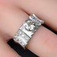 Art Deco .90ctw Old European Diamond Ring 14K White Gold IGI Certified 7.62g