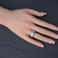 Art Deco .90ctw Old European Diamond Ring 14K White Gold IGI Certified 7.62g