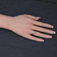 Art Deco .65ct Engagement Diamond Ring 18K White Gold IGI Certified Size 6.25